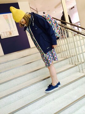 「ボヘミアンズ」｜「アイテム（マウンテンパーカー）」を使った、さゆるゆるさん（レディース・156cm）の冬コーディネート