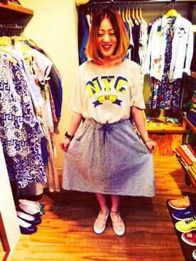 さゆるゆるさん（レディース・156cm）の夏コーディネート