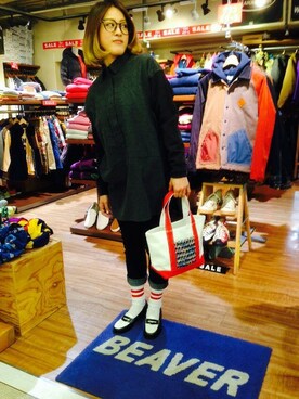 さゆるゆるさん（レディース・156cm）の冬コーディネート