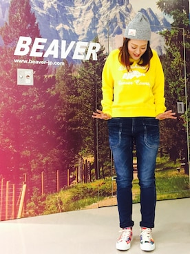 「MASACA（マサカ）のアイテム」を使った、さゆるゆるさん（レディース・155cm）の冬コーディネート