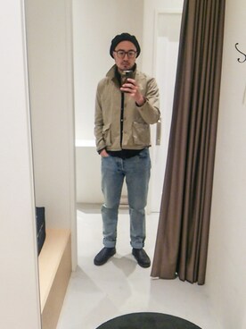 Yusuke Tanakaさん（メンズ・173cm）の冬コーディネート