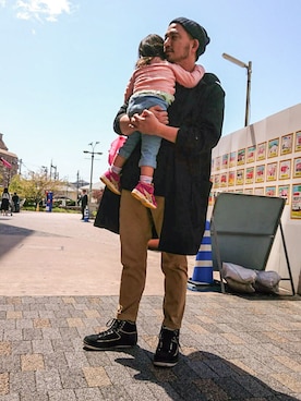 「LOLO（ロロ）のアイテム（ジャケット/アウター）」を使った、Yusuke Tanakaさん（メンズ・173cm）の春コーディネート