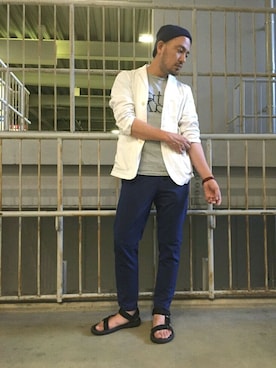 Yusuke Tanakaさん(メンズ・173cm)の夏コーディネート