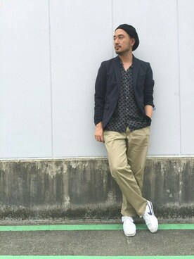 「CIAOPANIC TYPY（チャオパニックティピー）のアイテム（フォーマルスーツ/小物）」を使った、Yusuke Tanakaさん（メンズ・173cm）の夏コーディネート