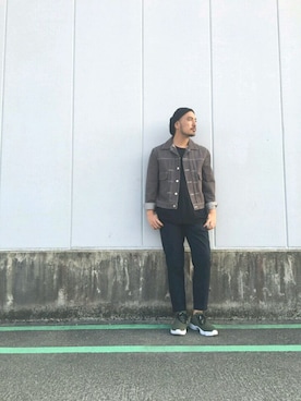 「A.P.C.（アーペーセー）のアイテム（ジャケット/アウター）」を使った、Yusuke Tanakaさん（メンズ・173cm）の夏コーディネート
