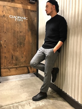 「CIAOPANIC TYPY（チャオパニックティピー）のアイテム（フォーマルスーツ/小物）」を使った、Yusuke Tanakaさん（メンズ・173cm）の秋コーディネート