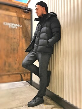 「CIAOPANIC TYPY（チャオパニックティピー）のアイテム（ダウンジャケット/コート）」を使った、Yusuke Tanakaさん（メンズ・173cm）の秋コーディネート