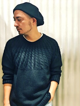 Yusuke Tanakaさん（メンズ・173cm）の冬コーディネート