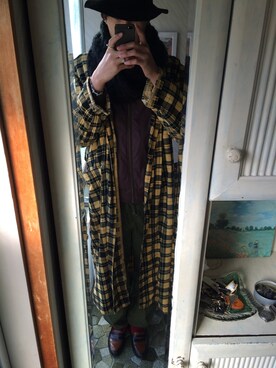 「アイテム（ミリタリージャケット、ブラウン系）」を使った、sO(^^)MAさん（メンズ・180cm）の冬コーディネート