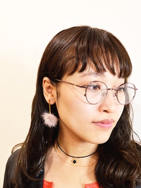 「アイテム（チョーカー）」を使った、mi3mi3さん（レディース・151cm）の秋コーディネート