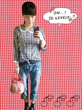 「Shirley temple」｜ミーコさん（レディース・157cm）の秋コーディネート