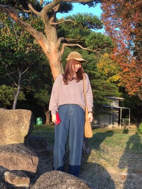 「ROROL（ロロル）のアイテム」を使った、ｙｕｋｉさん（レディース・162cm）の秋コーディネート