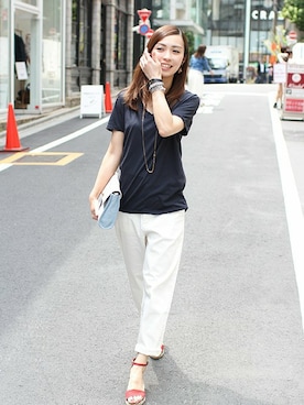 nano・universe lady's　STAFFさん（レディース・163cm）の春コーディネート