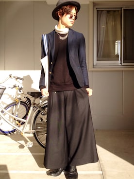 春岡桐人さんのコーディネート