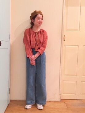 Matanoriさん（レディース・154cm）の春コーディネート