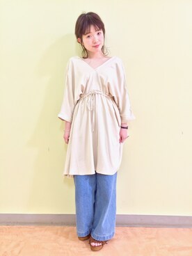 Matanoriさん（レディース・154cm）の春コーディネート