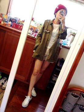 「なしのアイテム（その他、その他）」を使った、TSUNさん（レディース・162cm）の秋コーディネート