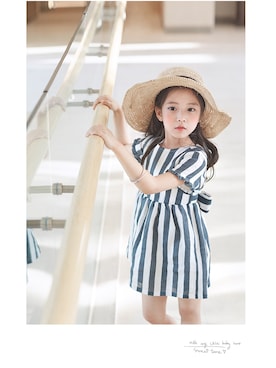 「thejany（ジェイニー）のアイテム」を使った、TheJanyJapanさん（キッズ・120cm）の夏コーディネート