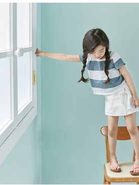 「thejany（ジェイニー）のアイテム」を使った、TheJanyJapanさん（キッズ・110cm）の夏コーディネート