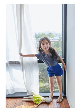 「thejany（ジェイニー）のアイテム」を使った、TheJanyJapanさん（キッズ・110cm）の夏コーディネート