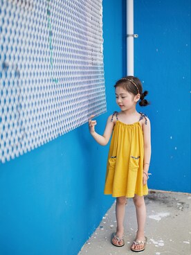 「thejany（ジェイニー）のアイテム」を使った、TheJanyJapanさん（キッズ・120cm）の夏コーディネート