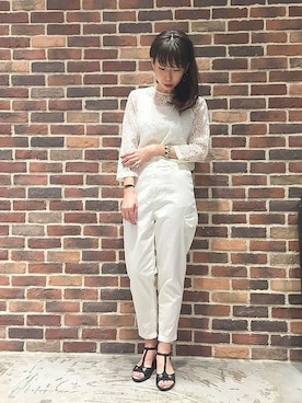 「FIL DE FER（フィルデフェール）のアイテム」を使った、tahara.さん（レディース・164cm）の冬コーディネート