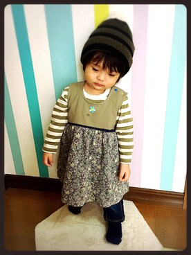 cocotaro-npeさん（キッズ・80cm）の秋コーディネート