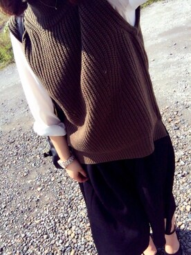 「ハットコーデ」｜Yuu.さん（レディース・155cm）の秋コーディネート