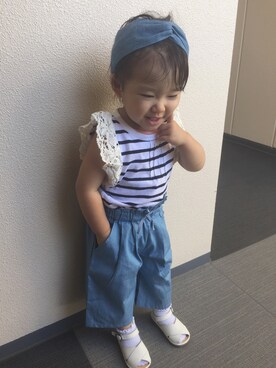 CHAMAさん(キッズ・80cm)の夏コーディネート