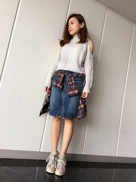 __loveyui__さん（レディース・152cm）の秋コーディネート