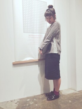 「SEVENDAYS=SUNDAY（セブンデイズサンデイ）のアイテム（ハンドバッグ）」を使った、サトウサヤカさん（レディース・164cm）の秋コーディネート