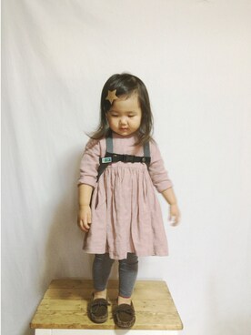 「LE JUN（ルジュン）のアイテム（バックパック/リュック）」を使った、sah＊ : ）さん（キッズ・90cm）の夏コーディネート