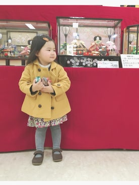 「LAGOM（LAGOM）のアイテム（ジャケット/アウター）」を使った、sah＊ : ）さん（キッズ・90cm）の冬コーディネート