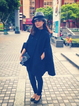 「cape」｜Qbee Shaoさん（レディース・162cm・30代）の春コーディネート
