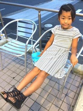 「ザラKIDS」｜SENAさん（キッズ・134cm）の秋コーディネート