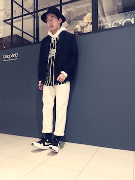 「アイテム（テーラードジャケット）」を使った、KoooooUTAROUさん（メンズ・180cm・10代）の冬コーディネート