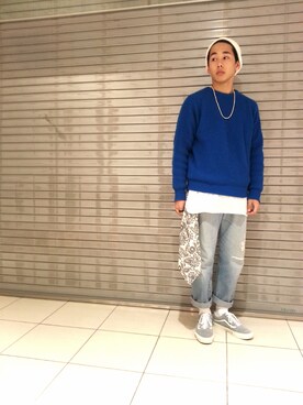 「SASQUATCHfabrix.（サスクワァッチファブリックス）のアイテム」を使った、KoooooUTAROUさん（メンズ・180cm）の春コーディネート