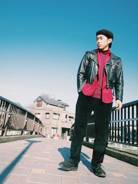 「SASQUATCHfabrix.（サスクワァッチファブリックス）のアイテム」を使った、KoooooUTAROUさん（メンズ・180cm）の冬コーディネート