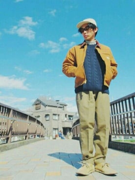 「carhartt」｜「アイテム（その他シューズ）」を使った、KoooooUTAROUさん（メンズ・180cm）の春コーディネート