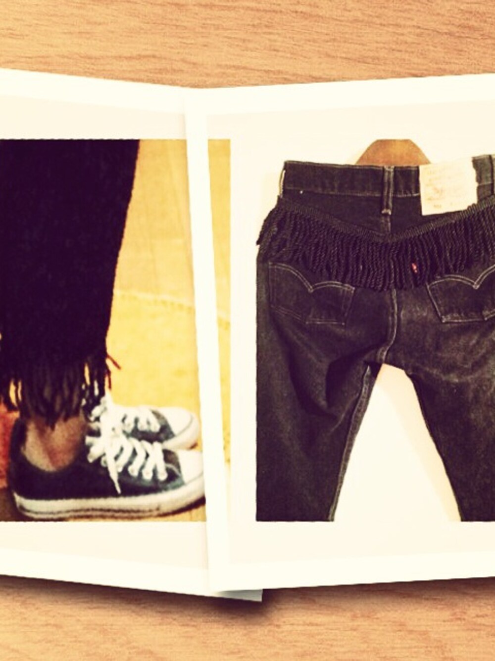 「パンツ、リーバイス、ブラック、オールスター」｜「Levi'sのアイテム（デニムパンツ、ブラック系）」を使った、AI HARADAさん（レディース・164cm）の冬コーディネートの1枚目の写真