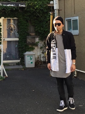 「PUBLIC SCHOOL（パブリックスクール）のアイテム」を使った、sanchakingさん（メンズ・163cm）の春コーディネート