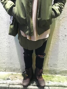 「ROCKED GARAGE（ロックド ガレージ）のアイテム」を使った、sanchakingさん（メンズ・163cm）の秋コーディネート