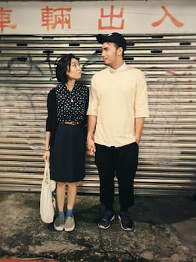 「PUBLIC SCHOOL（パブリックスクール）のアイテム（パンツ）」を使った、Tofuさん（メンズ・175cm）の秋コーディネート