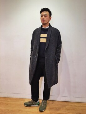 「H&M（エイチ・アンド・エム）のアイテム（ジャケット/アウター）」を使った、Tofuさん（メンズ・176cm・20代）の冬コーディネート