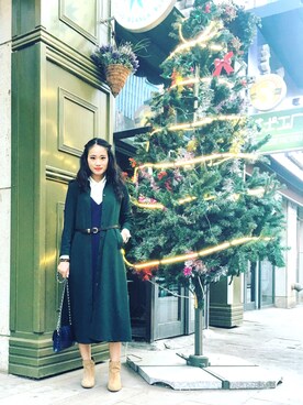「PULL&BEAR（プルアンドベア）のアイテム（ブーティ）」を使った、ChocChocさん（レディース・165cm）の春コーディネート