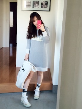 「ソックス」｜kinさん（レディース・158cm）の春コーディネート