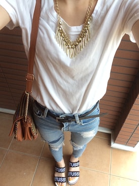 １７さん（レディース・157cm）の夏コーディネート