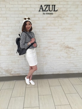 「アイテム（サングラス）」を使った、aliceさん（レディース・165cm）の冬コーディネート