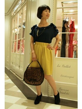 Yuさん（レディース・155cm）の夏コーディネート