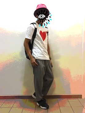 Y-Aさんの（PLAY COMME des GARCONS | プレイコムデギャルソン）を使ったコーディネート